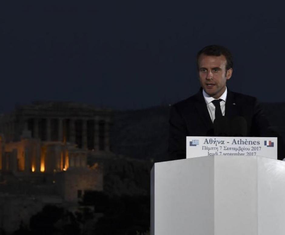 Macron à Athènes : refondation ou lancement d'une nouvelle ligne de maquillage? (Pierre Laurent)