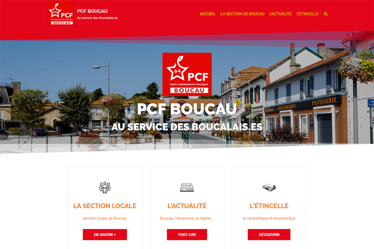 Nouveau site PCF Boucau 64